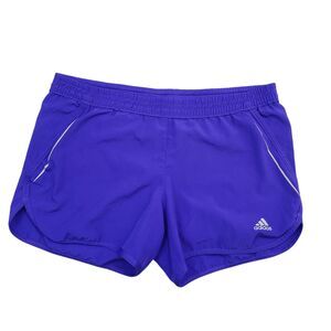 Adidas Climate Running Shorts Women XS Blue Lined Performance Workout